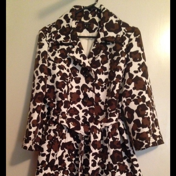 Madison Jackets & Blazers - Great Fall Animal Print Coat